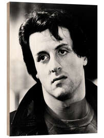 Wood print Sylvester Stallone in &quot;The Lords Of Flatbush&quot;, 1974