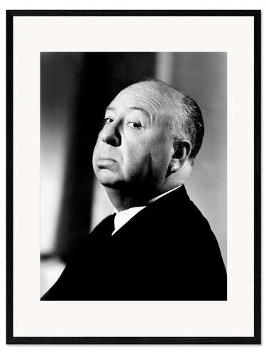 Gerahmter Kunstdruck Alfred Hitchcock, 1963