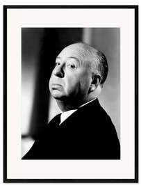 Inramat konsttryck Alfred Hitchcock, 1963