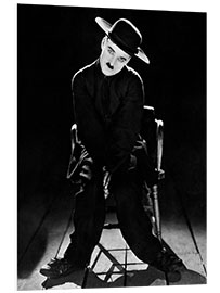 Foam board print Charlie Chaplin in "The Pilgrim", 1923