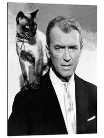 Quadro em plexi-alumínio James Stewart in &quot;Bell, Book and Candle&quot;, 1958