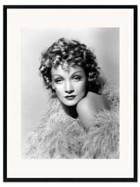 Ingelijste kunstdruk Marlene Dietrich in "Destry Rides Again", 1939