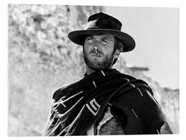 Foam board print Clint Eastwood in "A Fistful of Dollars", 1964 II