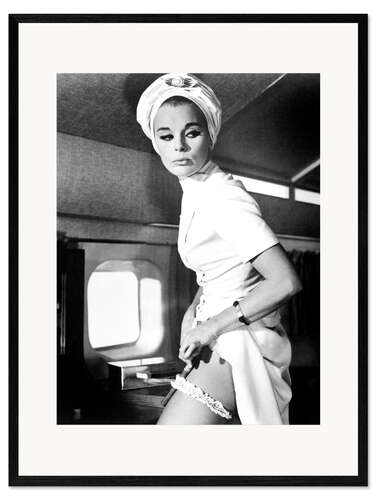 Framed art print Elke Sommer in "Deadlier than the Male", 1966
