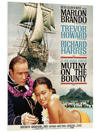 Hartschaumbild Marlon Brando - Meuterei auf der Bounty (englisch)