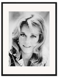 Gerahmter Kunstdruck Jane Fonda in "Ein Mann wird gejagt", 1966