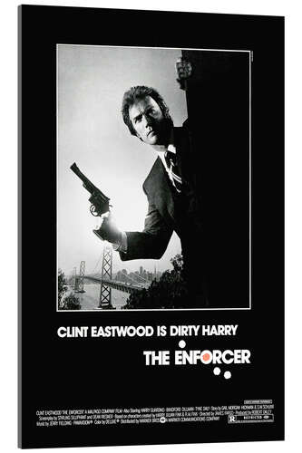 Acrylic print The Enforcer - Clint Eastwood, 1976 I