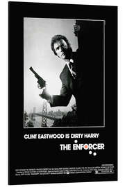 Quadro em alumínio The Enforcer - Clint Eastwood, 1976 I