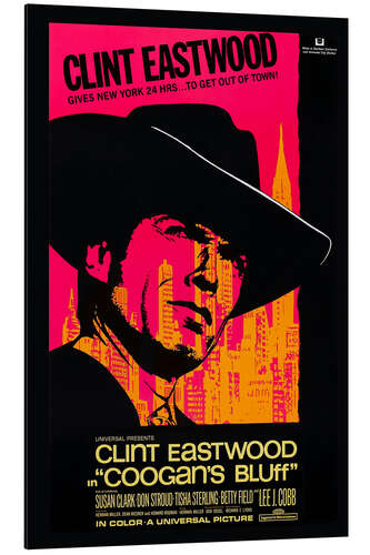 Aluminiumtavla Coogan's Bluff - Clint Eastwood, 1968