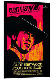 Foam board print Coogan's Bluff - Clint Eastwood, 1968