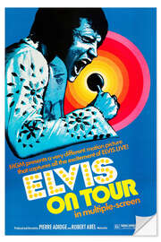 Wandsticker Elvis on Tour, 1972