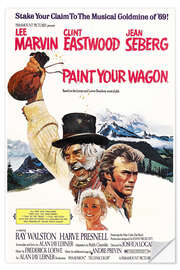 Adesivo murale Paint Your Wagon - Lee Marvin, Clint Eastwood, 1969