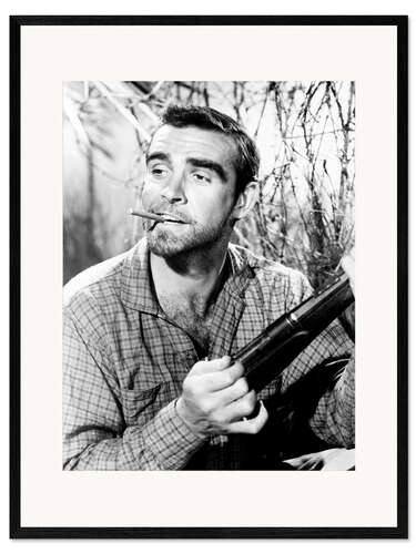 Framed art print Sean Connery in "Tarzan's Greatest Adventure", 1959