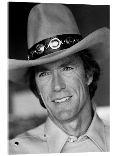 Acrylic print Clint Eastwood in "Bronco Billy", 1980