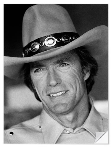 Naklejka na ścianę Clint Eastwood in "Bronco Billy", 1980