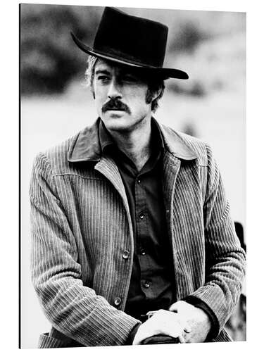 Aluminium print Robert Redford in "Butch Cassidy and the Sundance Kid", 1969