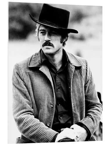 PVC print Robert Redford in "Butch Cassidy and the Sundance Kid", 1969