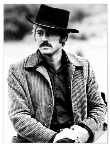 Naklejka na ścianę Robert Redford in "Butch Cassidy and the Sundance Kid", 1969