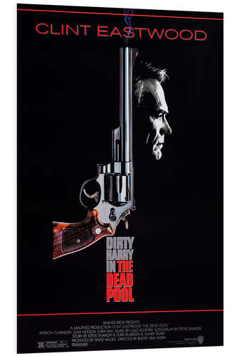 Foam board print Dirty Harry in the Dead Pool - Clint Eastwood, 1988