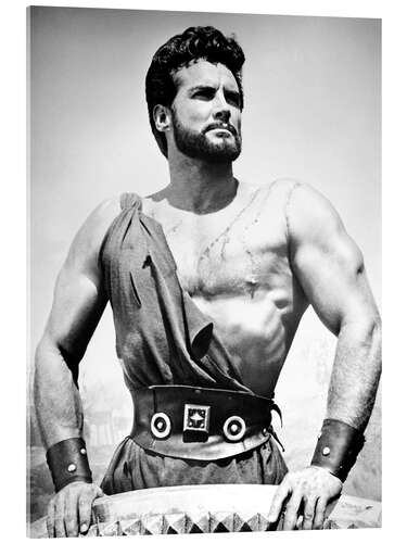 Acrylglasbild Steve Reeves in "Herkules und die Königin der Amazonen", 1959