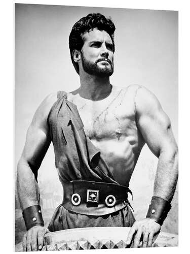 PVC-tavla Steve Reeves in "Hercules Unchained", 1959