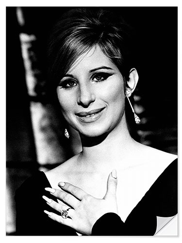 Sticker mural Barbra Streisand in "Funny Girl", 1968