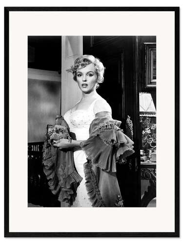 Ingelijste kunstdruk Marilyn Monroe in "The Prince and the Showgirl", 1956 II
