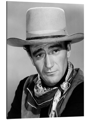 Aluminium print John Wayne in "Old Oklahoma", 1943