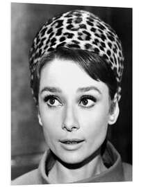 Foam board print Audrey Hepburn with Leo Bandana, 1963