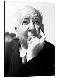 Cuadro de aluminio Alfred Hitchcock, on-set, 1963