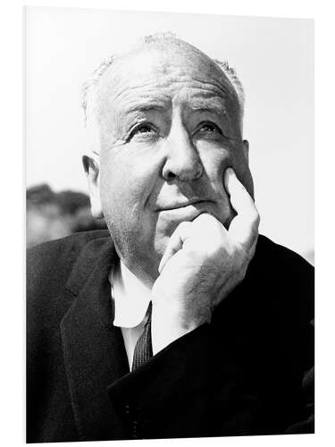 Hartschaumbild Alfred Hitchcock am Set, 1963