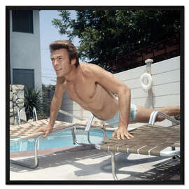 Gerahmter Kunstdruck Clint Eastwood Planks, 1959