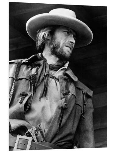 Cuadro de PVC Clint Eastwood in "The Outlaw Josey Wales", 1976