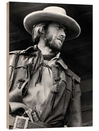 Quadro de madeira Clint Eastwood in &quot;The Outlaw Josey Wales&quot;, 1976