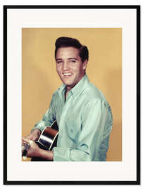 Framed art print Elvis Presley Smiling
