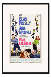 Gerahmter Kunstdruck Elvis Presley, Ann-Margret - Viva Las Vegas II