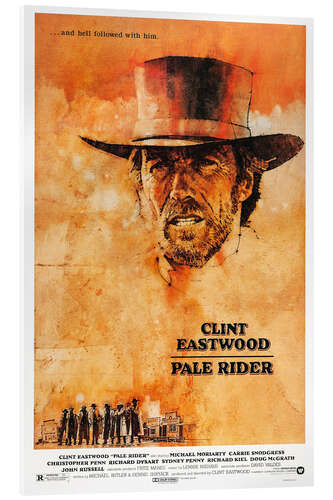 Acrylic print Clint Eastwood - Pale Rider, 1985