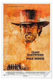 Wandsticker Clint Eastwood - Pale Rider, 1985