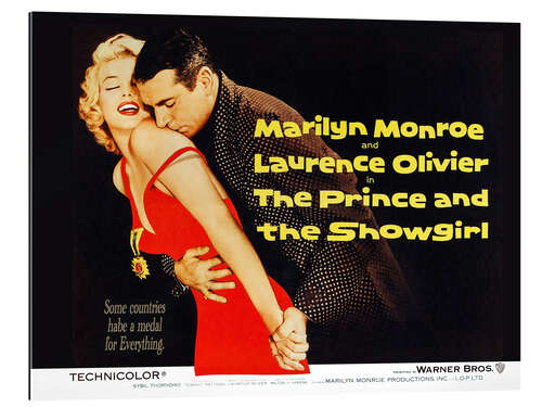 Galleritryck Marilyn Monroe, Laurence Oliver - The Prince and the Showgirl