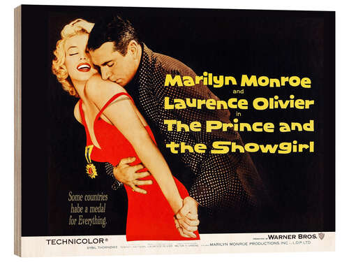 Puutaulu Marilyn Monroe, Laurence Oliver - The Prince and the Showgirl