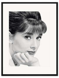 Gerahmter Kunstdruck Audrey Hepburn, 1964