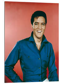 Gallery print Elvis in a Blue Shirt