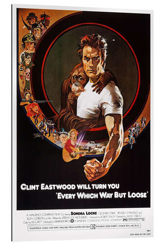 Gallery print Clint Eastwood - Every Which Way But Loose, 1978