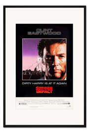 Gerahmter Kunstdruck Clint Eastwood - Dirty Harry Kommt Zurück (englisch), 1983