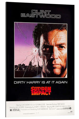 Gallery Print Clint Eastwood - Dirty Harry Kommt Zurück (englisch), 1983