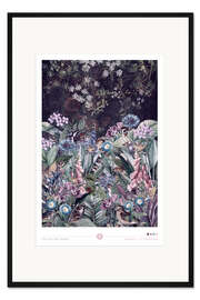 Gerahmter Kunstdruck Streit der Spatzen