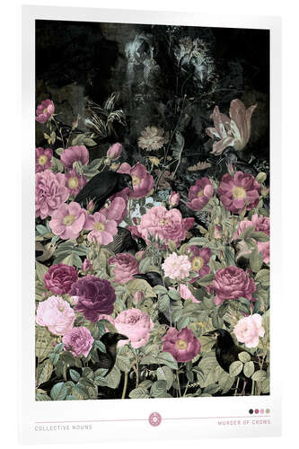 Acrylglas print Murder of Crows