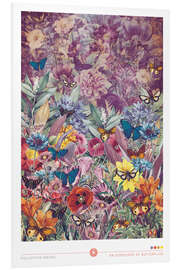 Foam board print Kaleidoscope of Butterflies - StudioGoggin