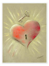 Wandbild  Schlüssel zum Herzen - Marita Zacharias