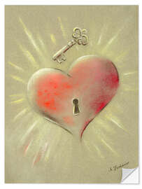 Vinilo para la pared Key to the Heart